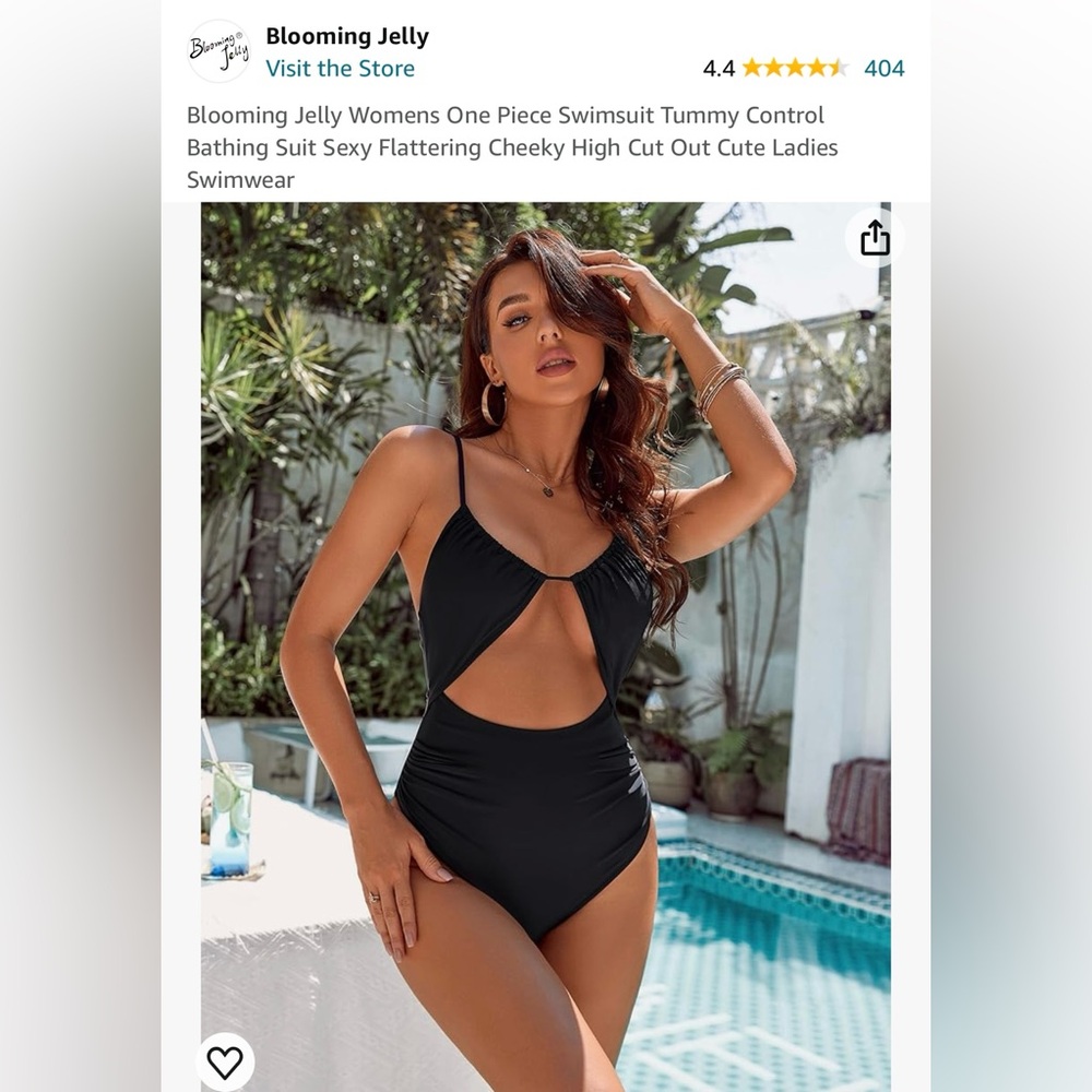 One pc Bikini size Medium